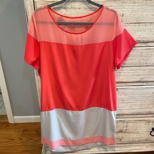 Express colorblock dress